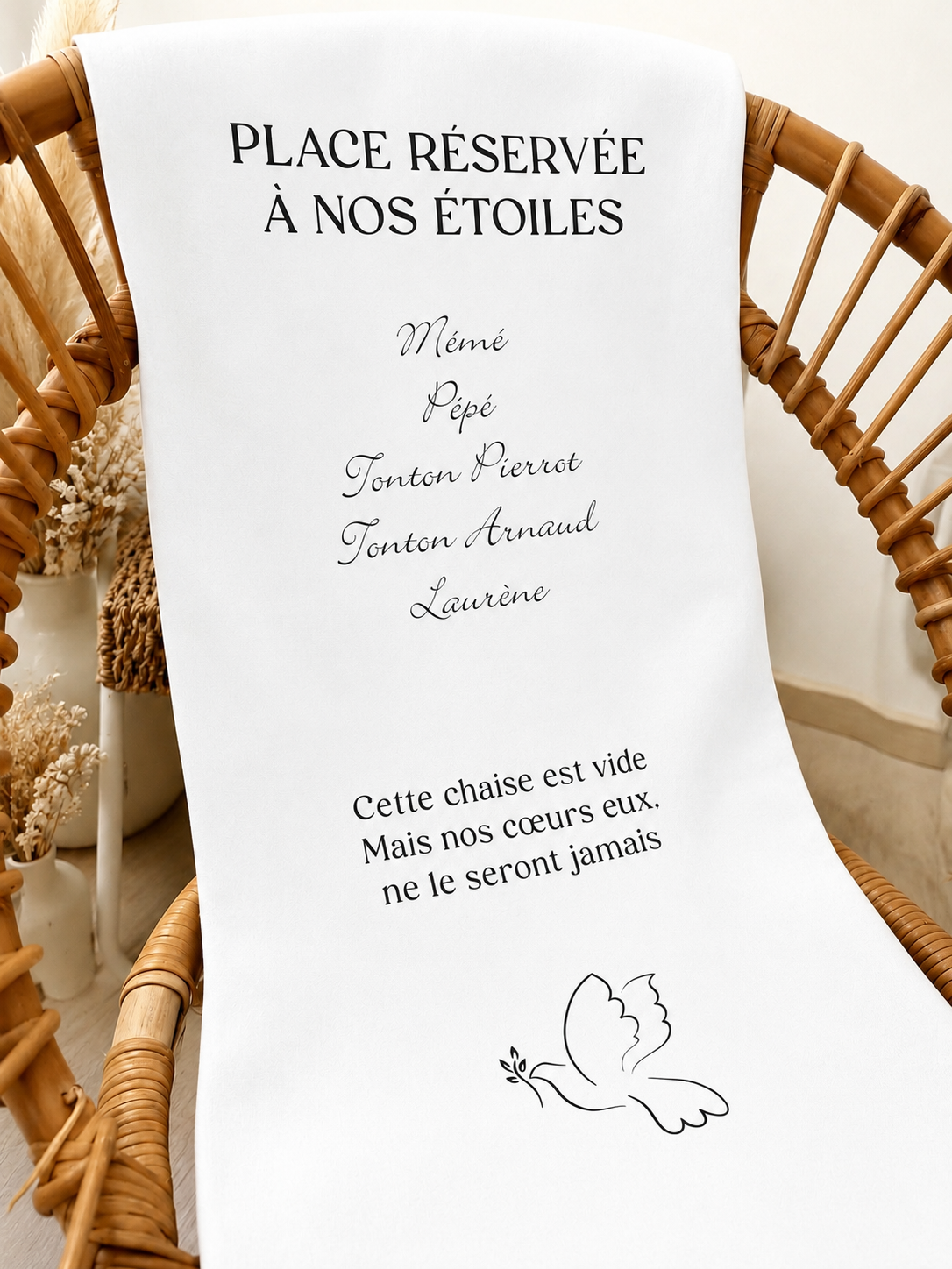 Une place pour toujours | Tissu souvenir